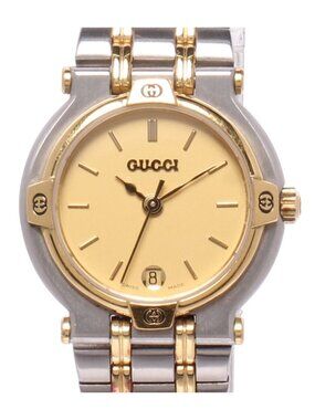 Gucci Watch Quartz Gold